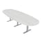 Skutchi Designs 45 in W, 144 in L, 29 in H, Engineered Wood Top, White HAR-BOVL-46X143-T-WHCYPRESS - alternate 1